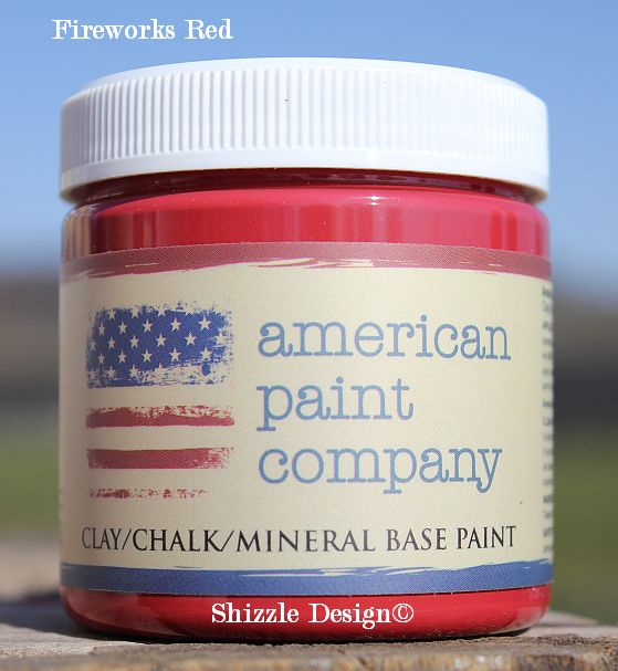 American Paint Company's Sample Pots Shizzle Design Fireworks Red www.shizzle-design.com Caledonia, Holland, Hudsonville, Michigan