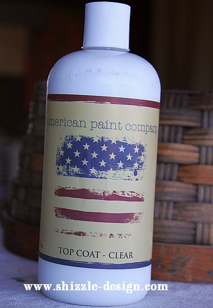 American Paint Company's Topcoat bottle Shizzle Design #www.shizzle-design.com